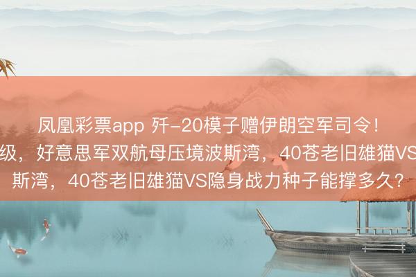 凤凰彩票app 歼-20模子赠伊朗空军司令！中好意思伊三角博弈升级，好意思军双航母压境波斯湾，40苍老旧雄猫VS隐身战力种子能撑多久？